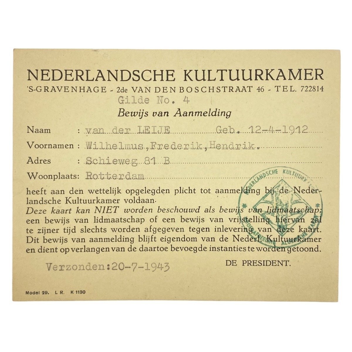 Original WWII Dutch collaboration Ausweis grouping — image 14