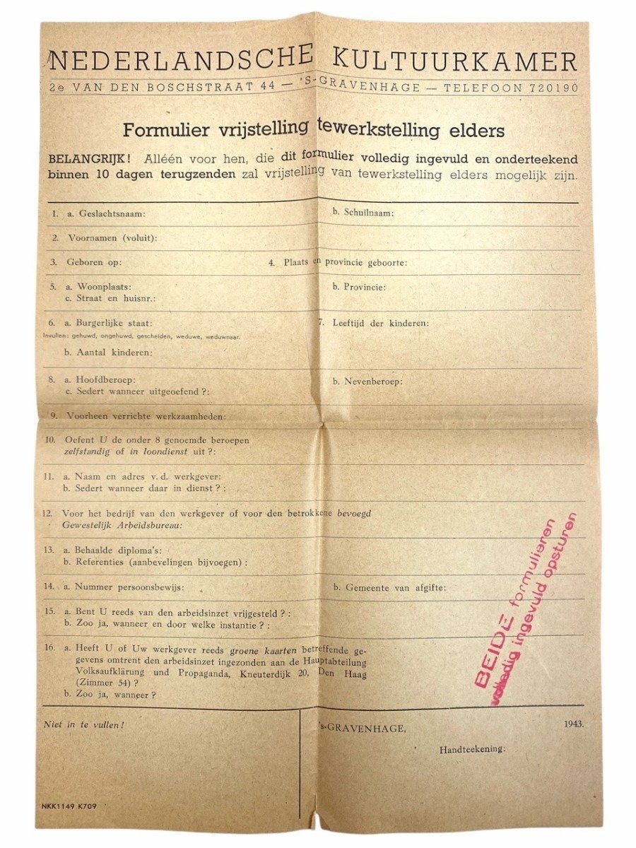 Original WWII Dutch collaboration Ausweis grouping — image 29