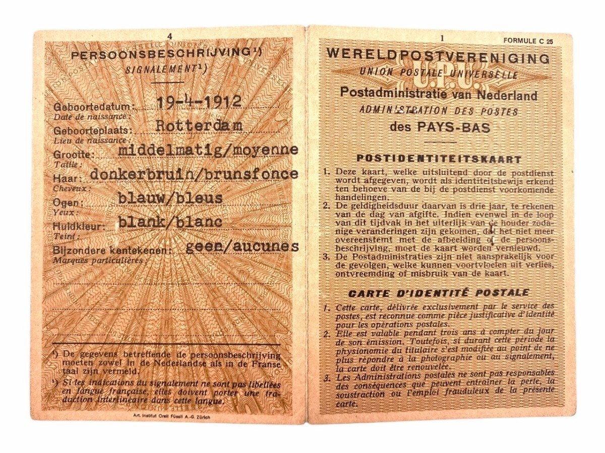 Original WWII Dutch collaboration Ausweis grouping — image 30