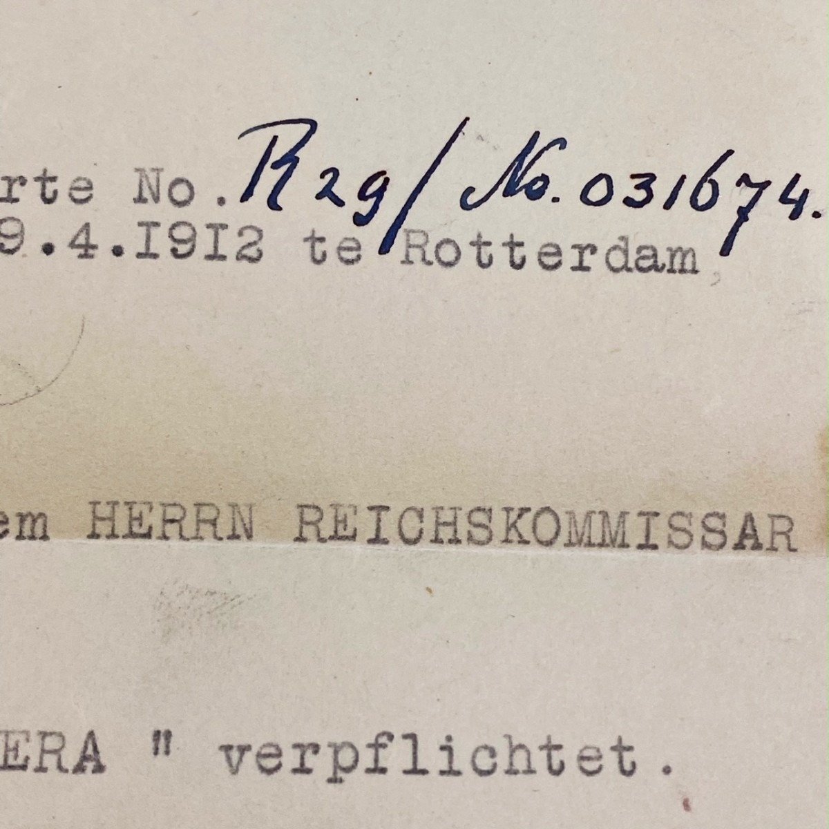 Original WWII Dutch collaboration Ausweis grouping — image 9