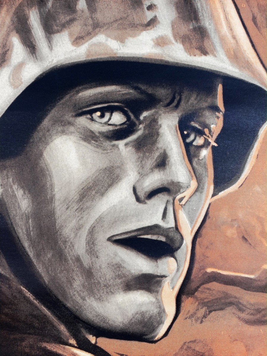 Original WWII Norwegian Waffen-SS poster 'Glem ikke din æresgjeld til Frontkjemperne' — image 4