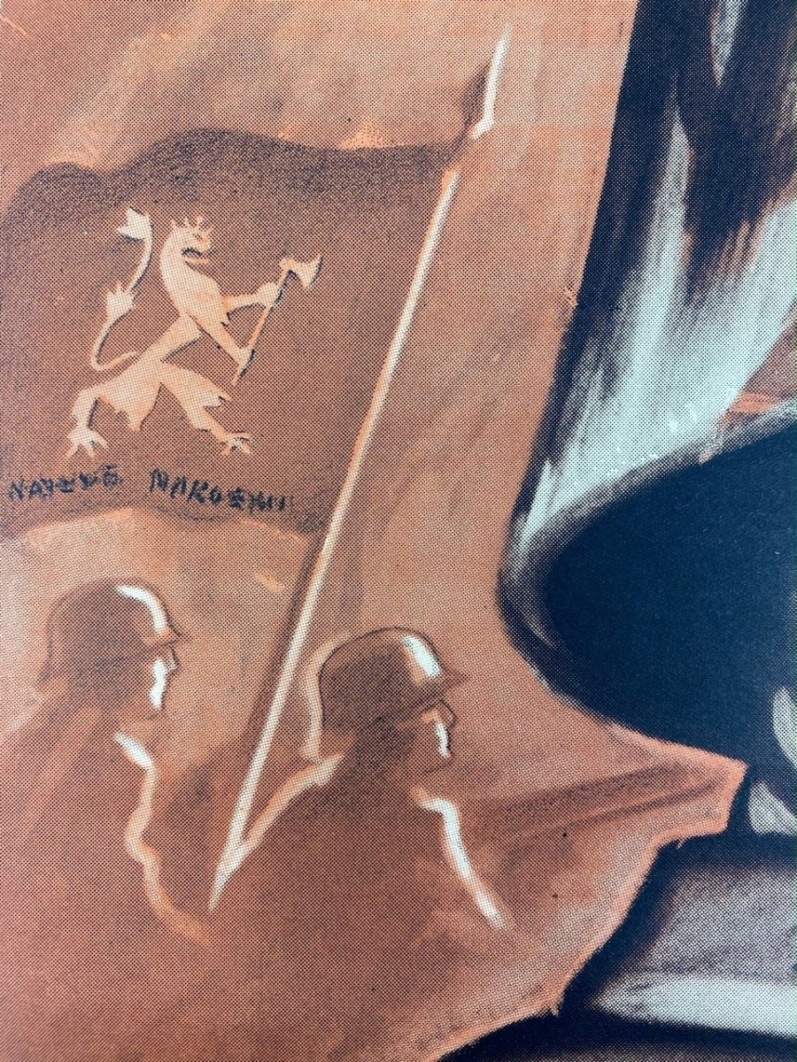 Original WWII Norwegian Waffen-SS poster 'Glem ikke din æresgjeld til Frontkjemperne' — image 5