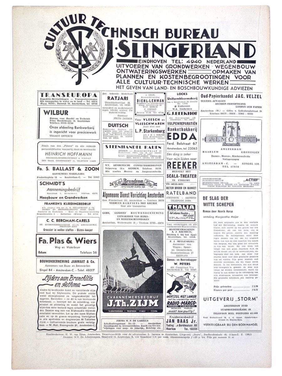Original WWII Dutch Storm SS newspaper — image 11
