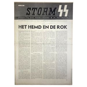 Original WWII Dutch Storm SS newspaper