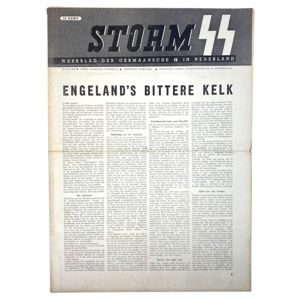 Original WWII Dutch Storm SS newspaper