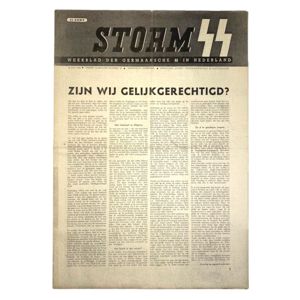 Original WWII Dutch Storm SS newspaper