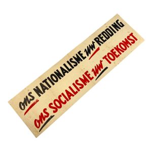 Original WWII Dutch NSB poster