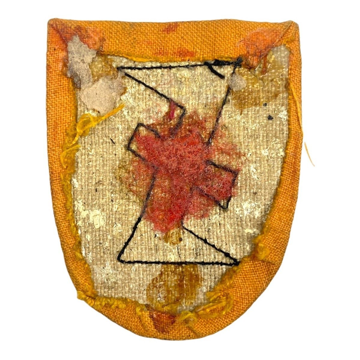 Original WWII Flemish NSKK/Zwarte Brigade shield — image 2