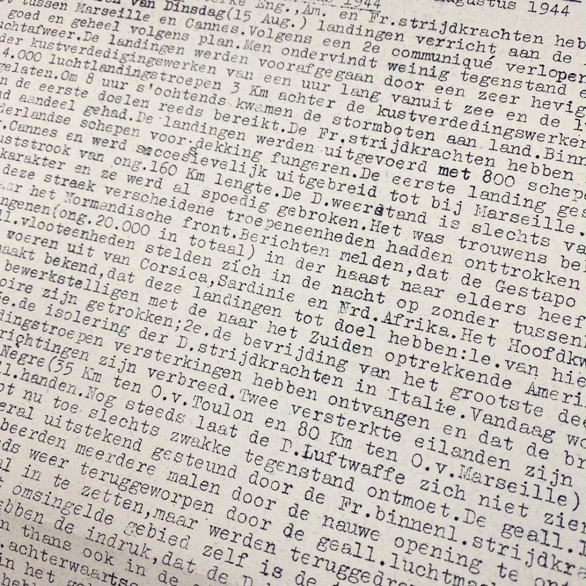 Original WWII Dutch resistance newspaper – Het Invasie nieuws — image 4