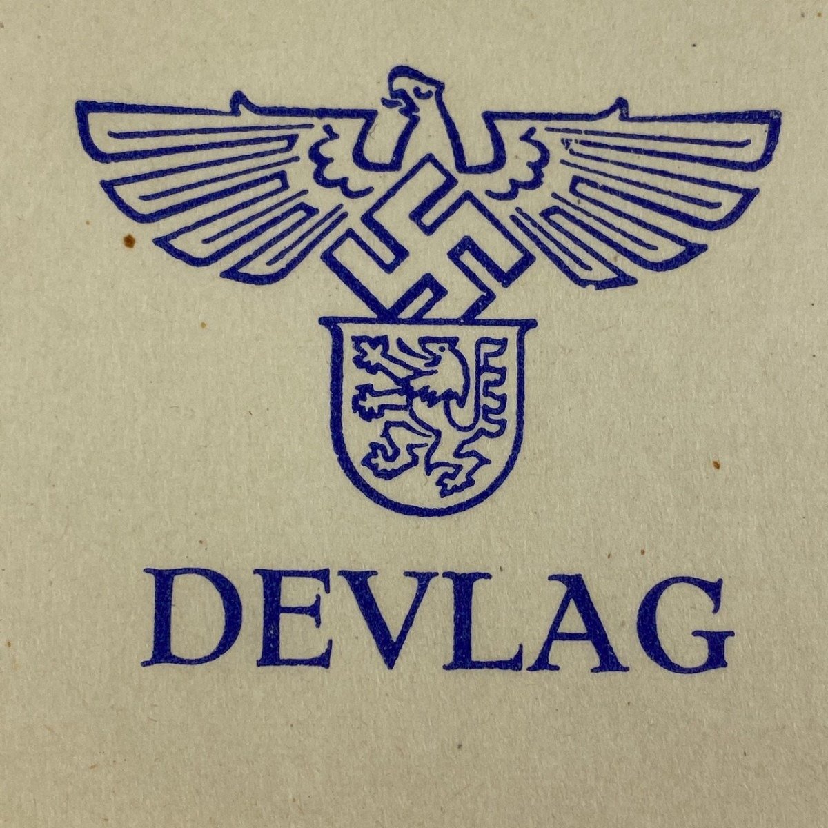 Original WWII Flemish 'DeVlag' writing paper — image 2