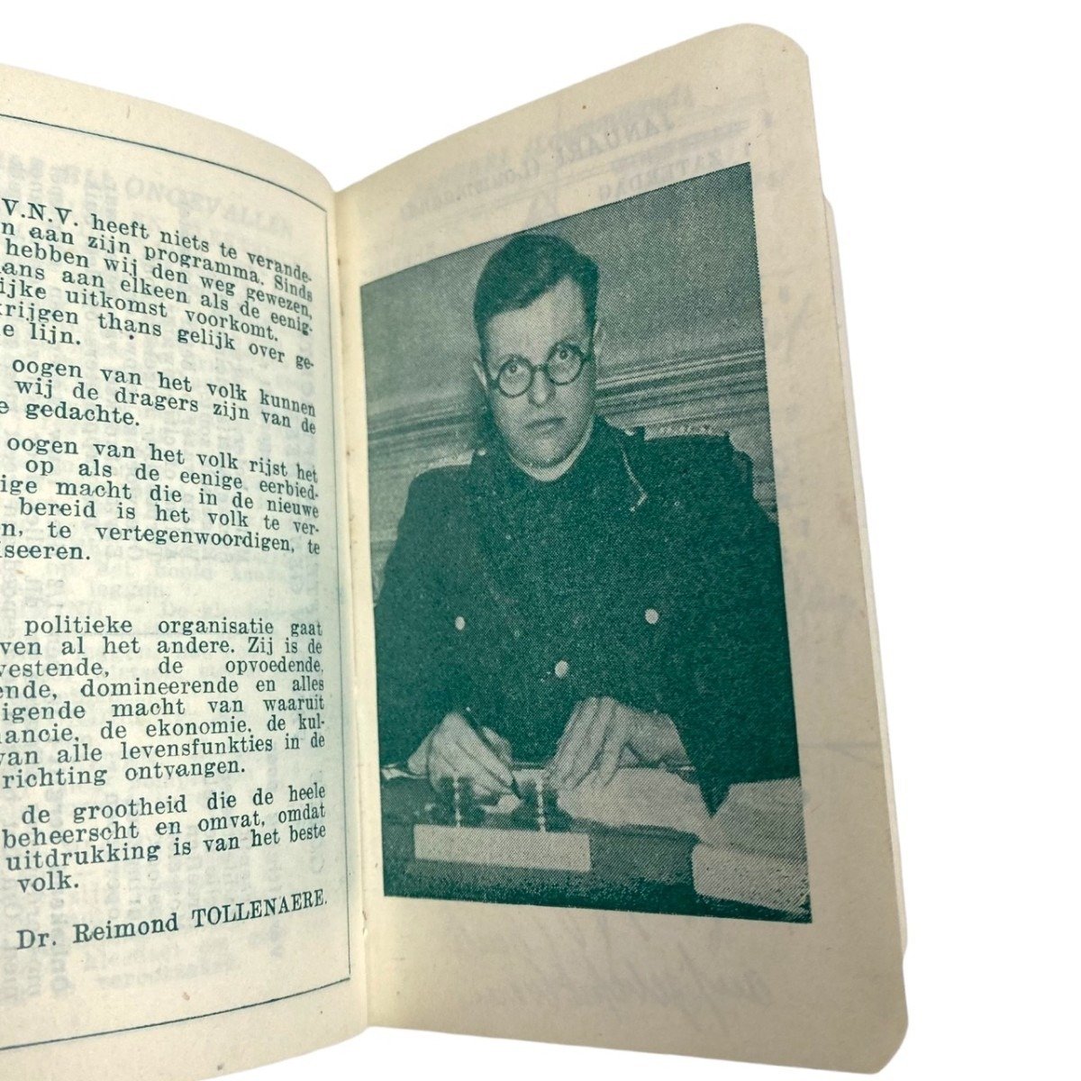 Original WWII Flemish VNV pocket agenda — image 4