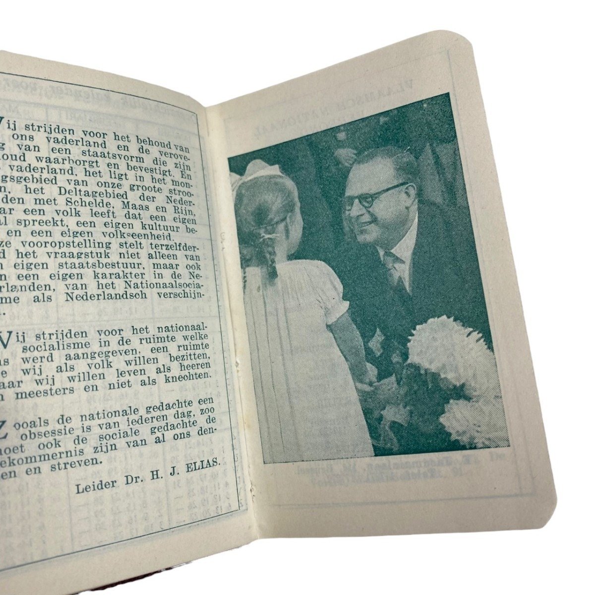 Original WWII Flemish VNV pocket agenda — image 5