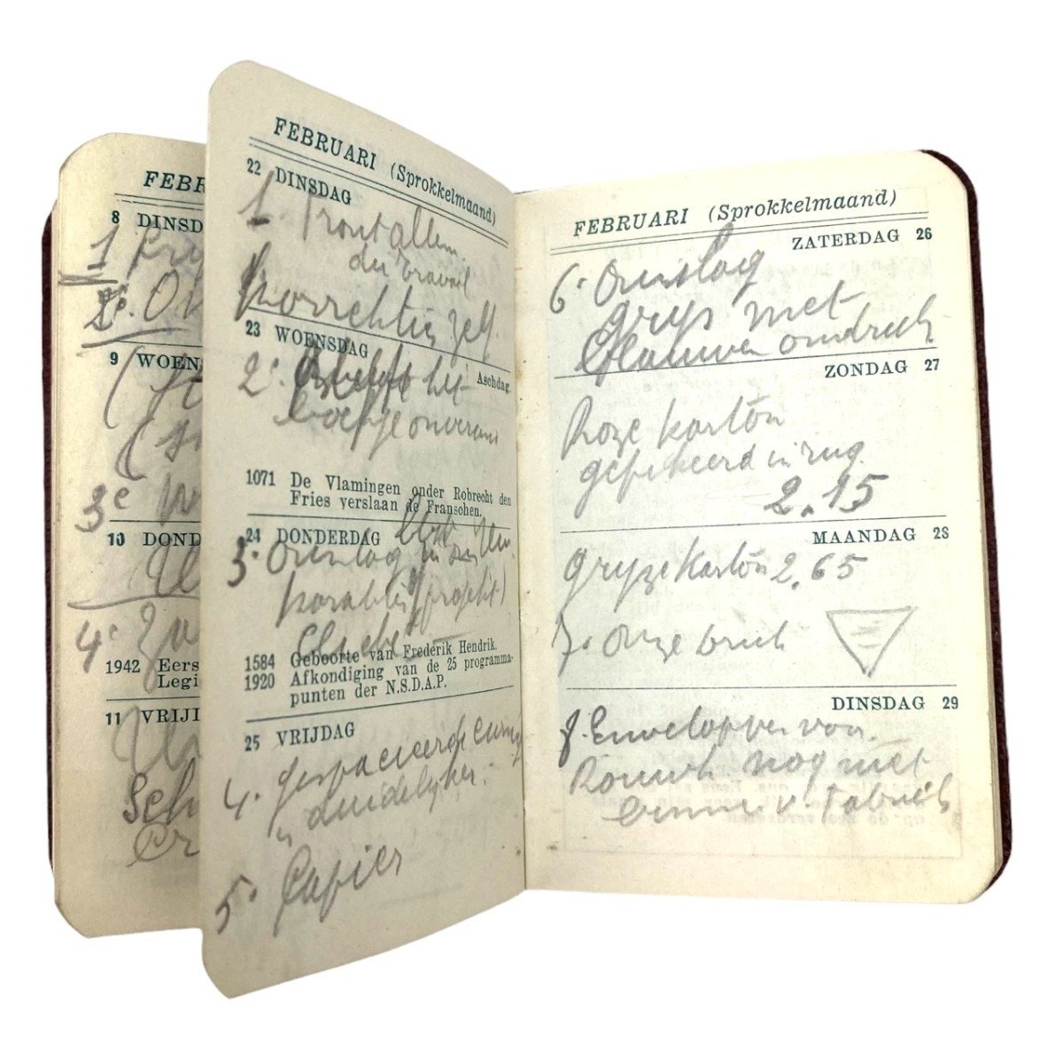 Original WWII Flemish VNV pocket agenda — image 6