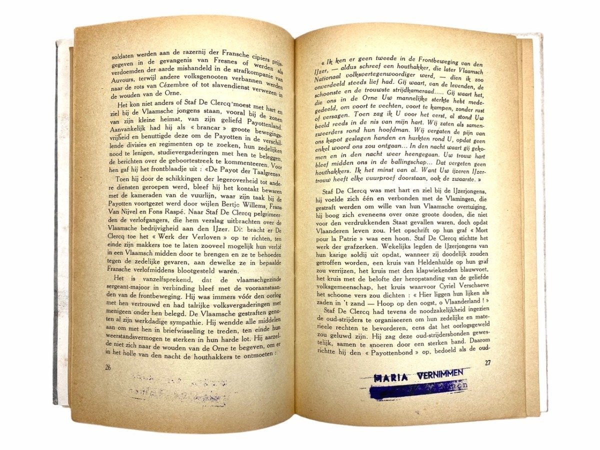 Original WWII Flemish VNV booklet – De Leider — image 10