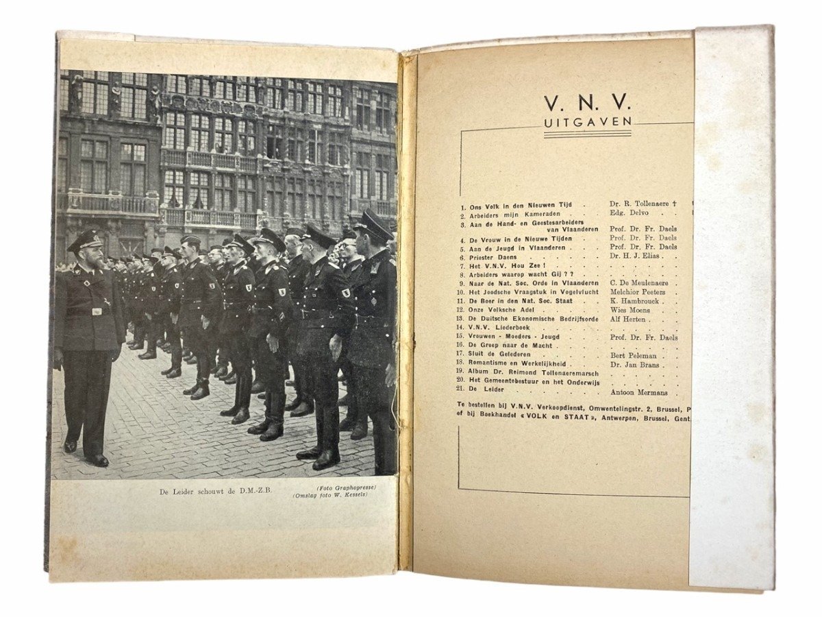 Original WWII Flemish VNV booklet – De Leider — image 5