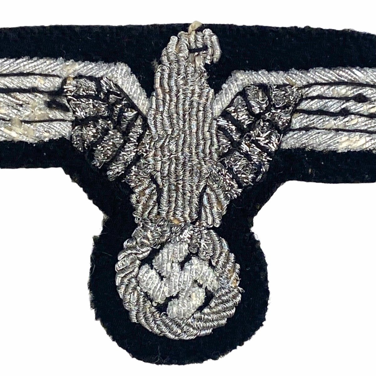 Original WWII Belgian made Waffen-SS officers sleeve eagle — image 2