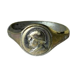 Original WWII Italian fascist Mussolini ring