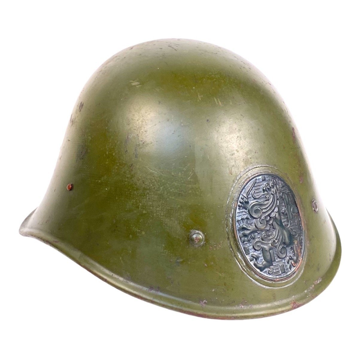 Original WWII Dutch M34 army helmet — image 2