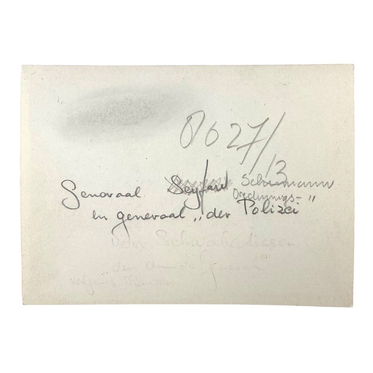 Original WWII Dutch collaboration photo Hendrik Seyffardt & Otto Schumann — image 4