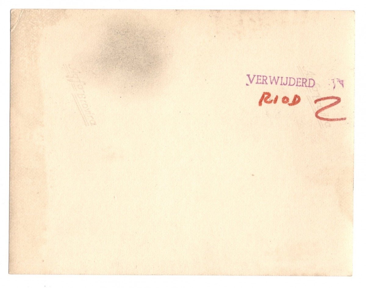 Original WWII Dutch NSB photo 'Funeral of Fritz Schmidt' — image 2