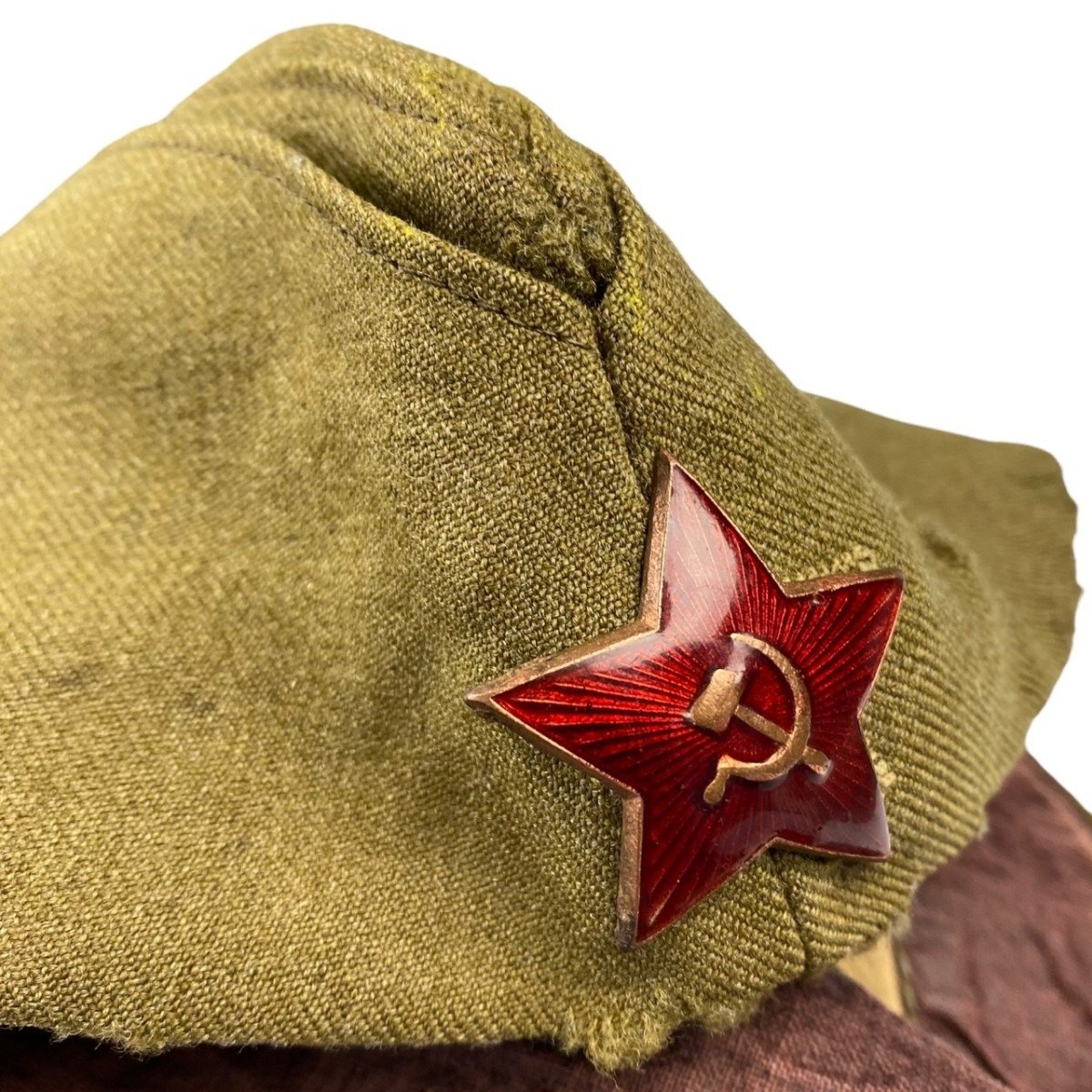 Original WWII Russian pilotka — image 2