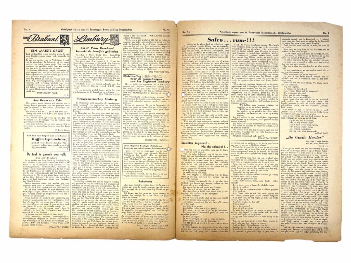 Original WWII Dutch 'Stoottroepen' newspaper — image 4