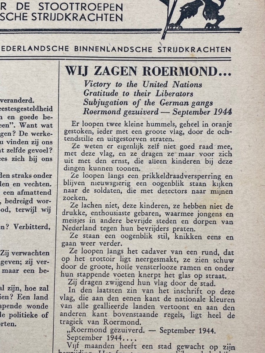 Original WWII Dutch 'Stoottroepen' newspaper — image 7