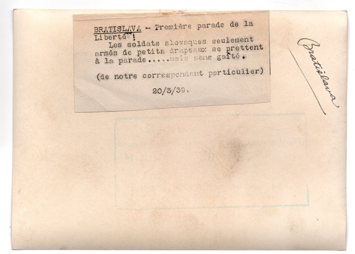 Original WWII Slovakian collaboration photo — image 2