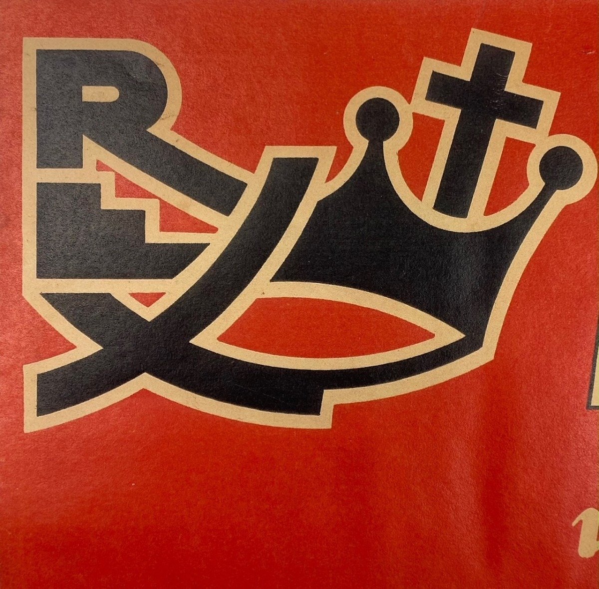 Original WWII Walloon REX placard — image 3