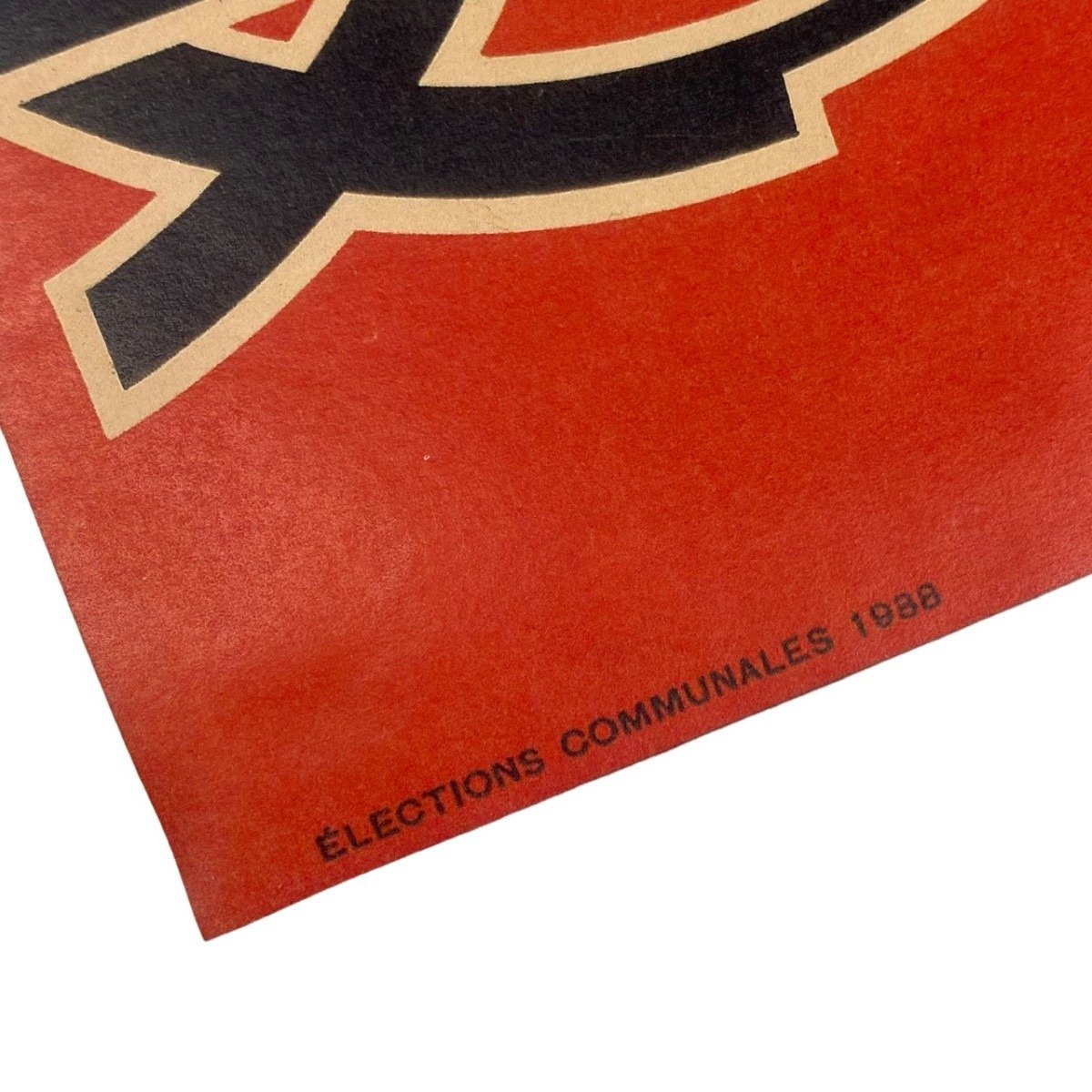 Original WWII Walloon REX placard — image 4