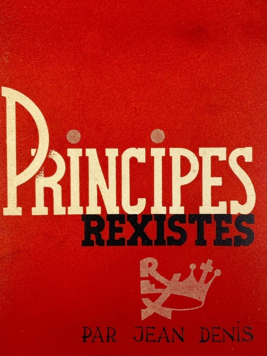 Original WWII Walloon REX collaboration book 'Principes Rexistes' — image 3
