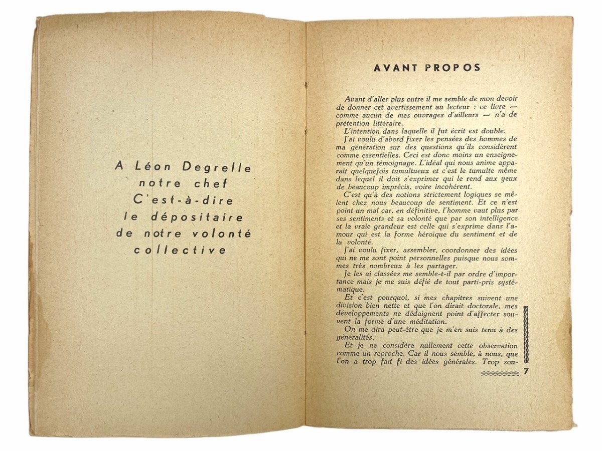 Original WWII Walloon REX collaboration book 'Principes Rexistes' — image 7