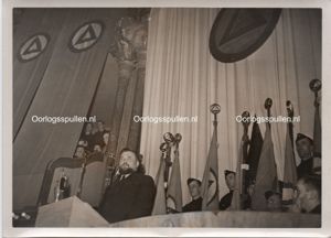 Original WWII Belgian VNV Staf Declercq in Brussel photo