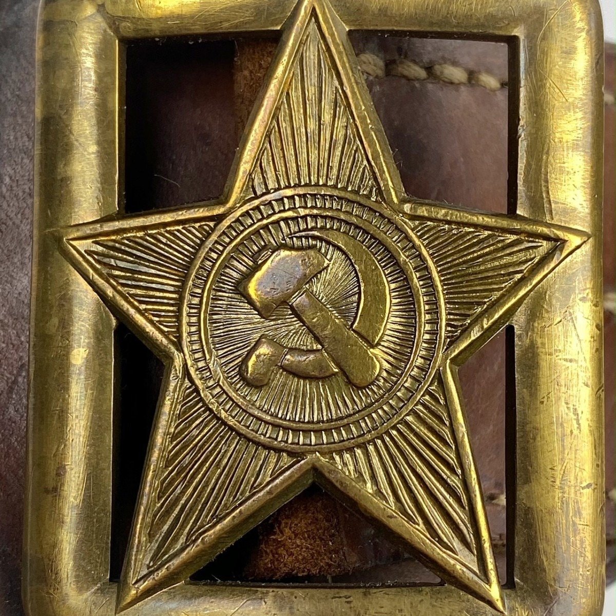 Original WWII Russian M35 officers belt — image 2