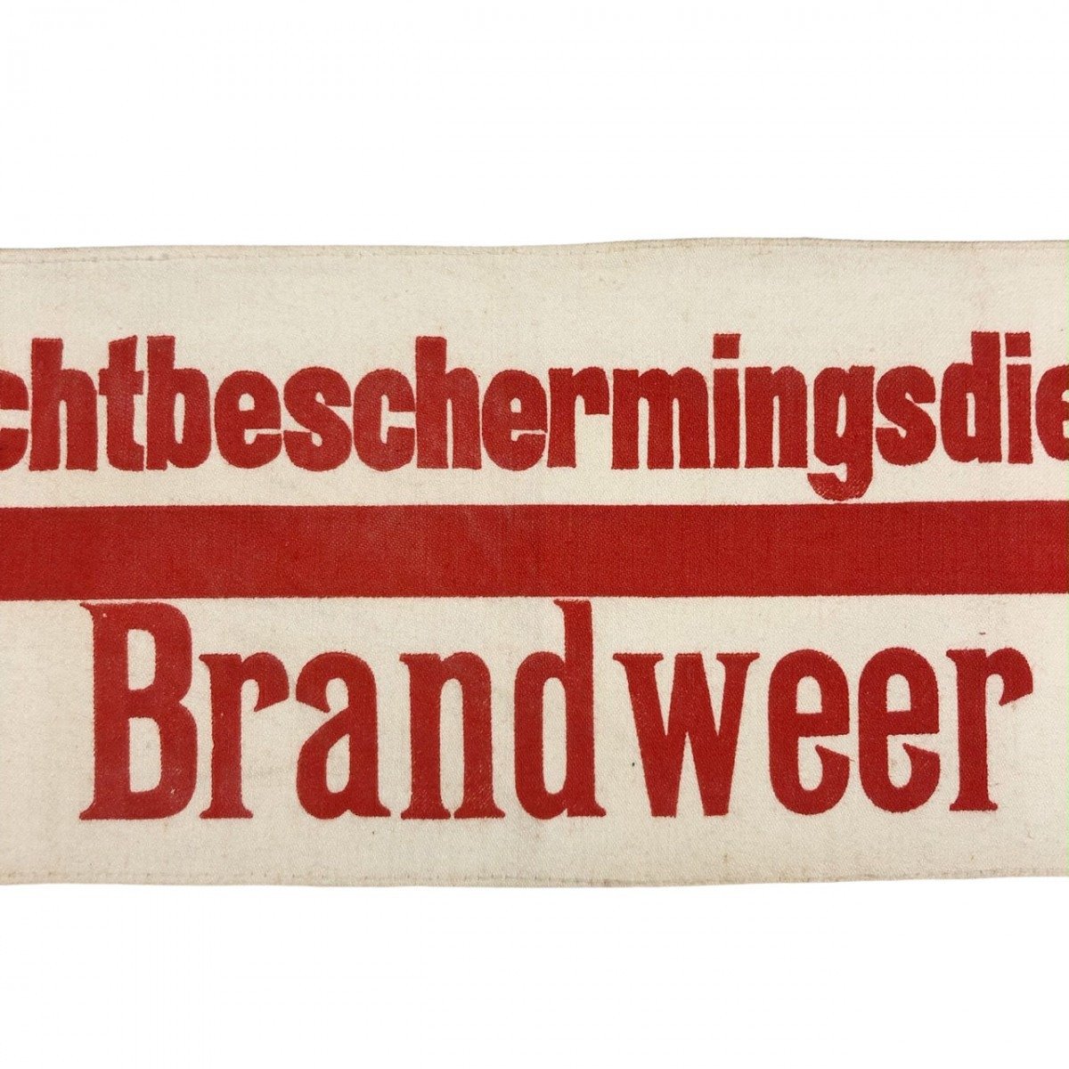 Original WWII Dutch 'Luchtbeschermingsdienst' Fire department armband — image 2