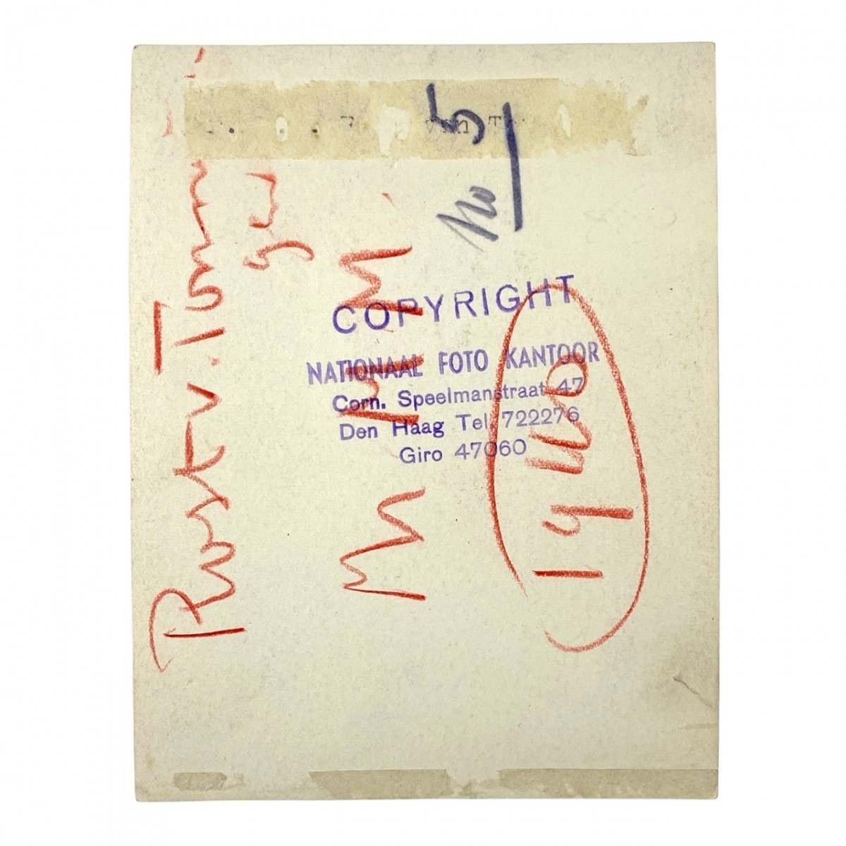 Original WWII Dutch NSB Rost van Tonningen letter and portrait photo — image 8