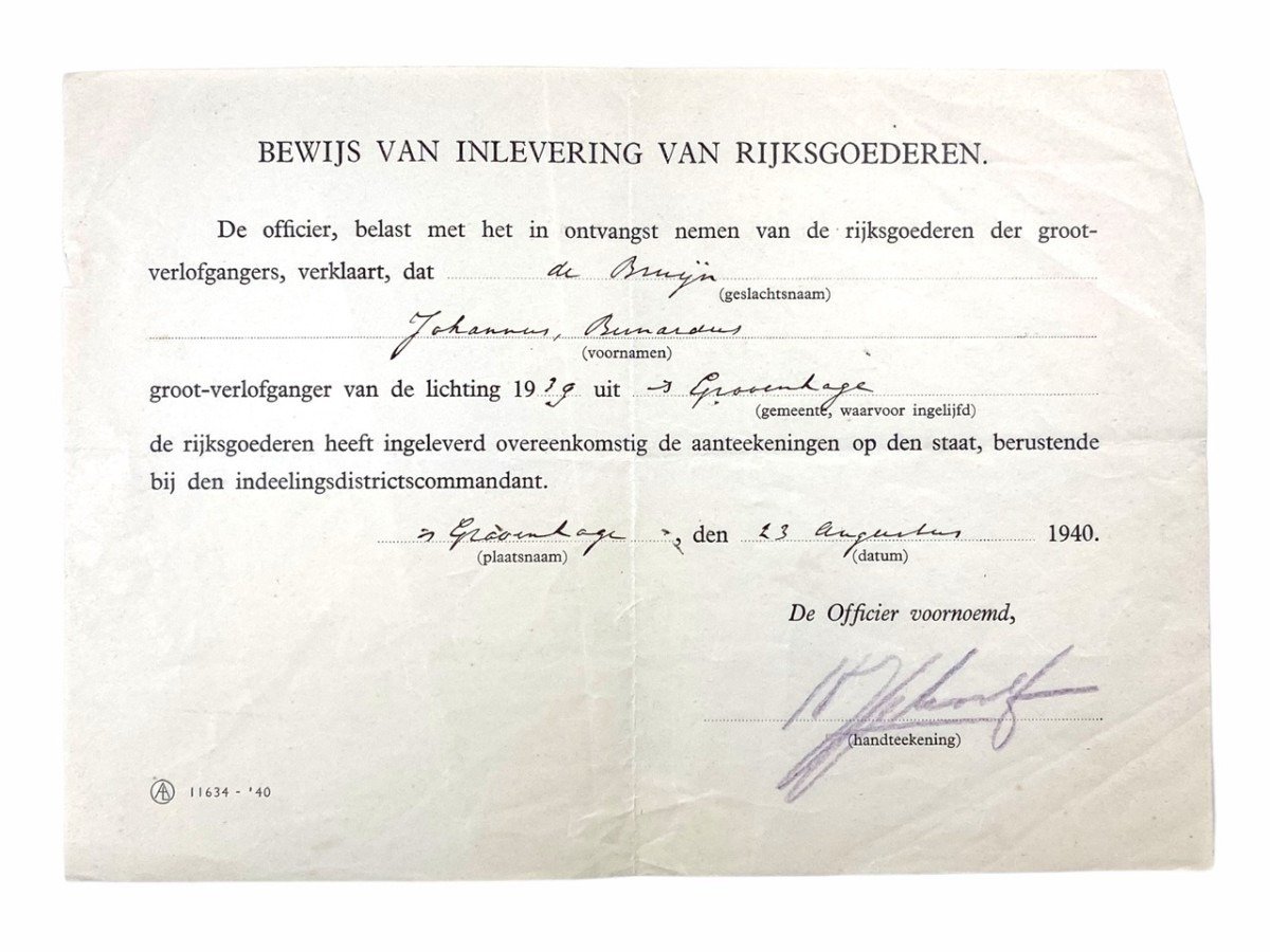 Original May 1940 Dutch army grouping Maasbruggen Rotterdam — image 11