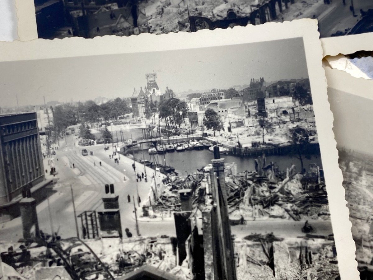 Original May 1940 Dutch army grouping Maasbruggen Rotterdam — image 14
