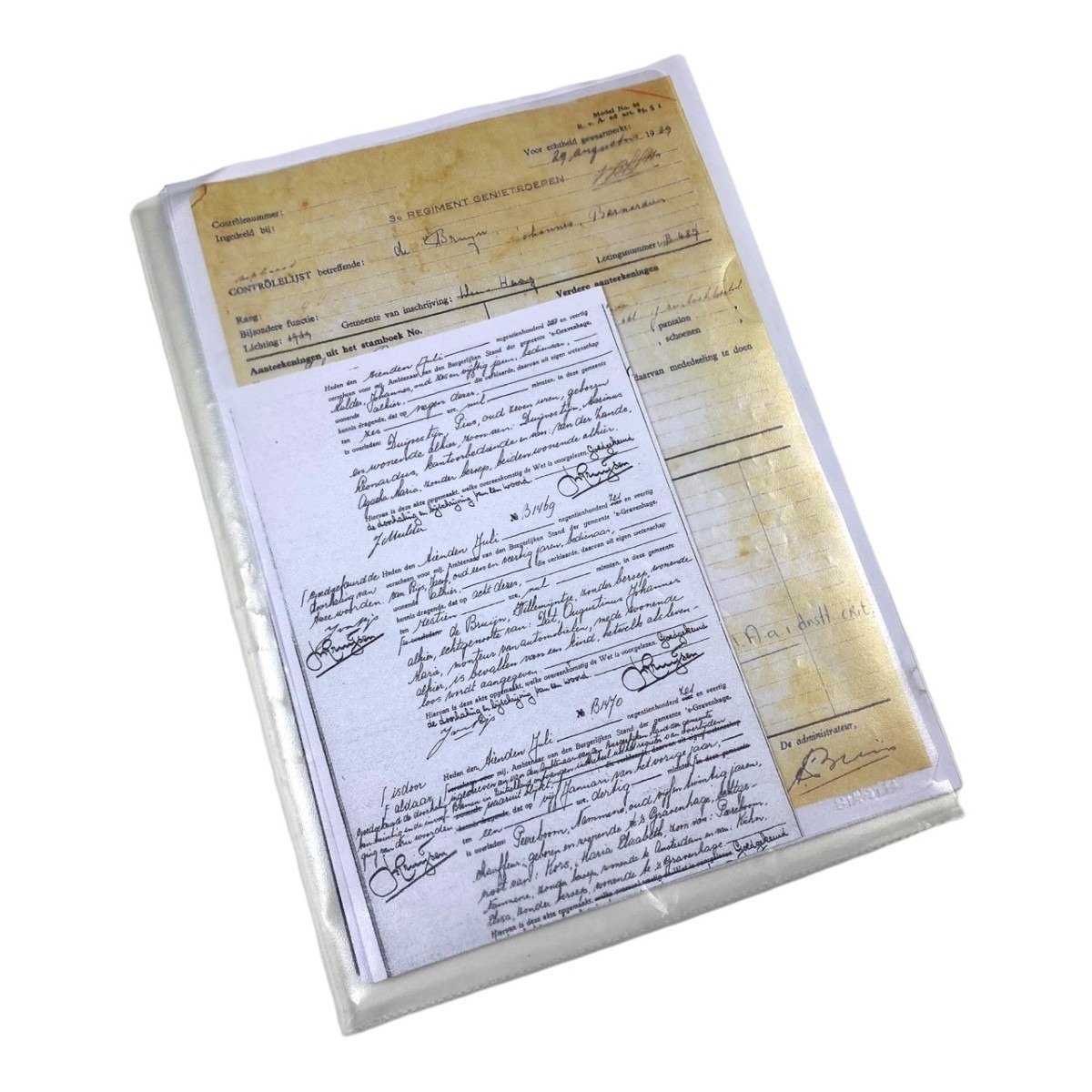 Original May 1940 Dutch army grouping Maasbruggen Rotterdam — image 24