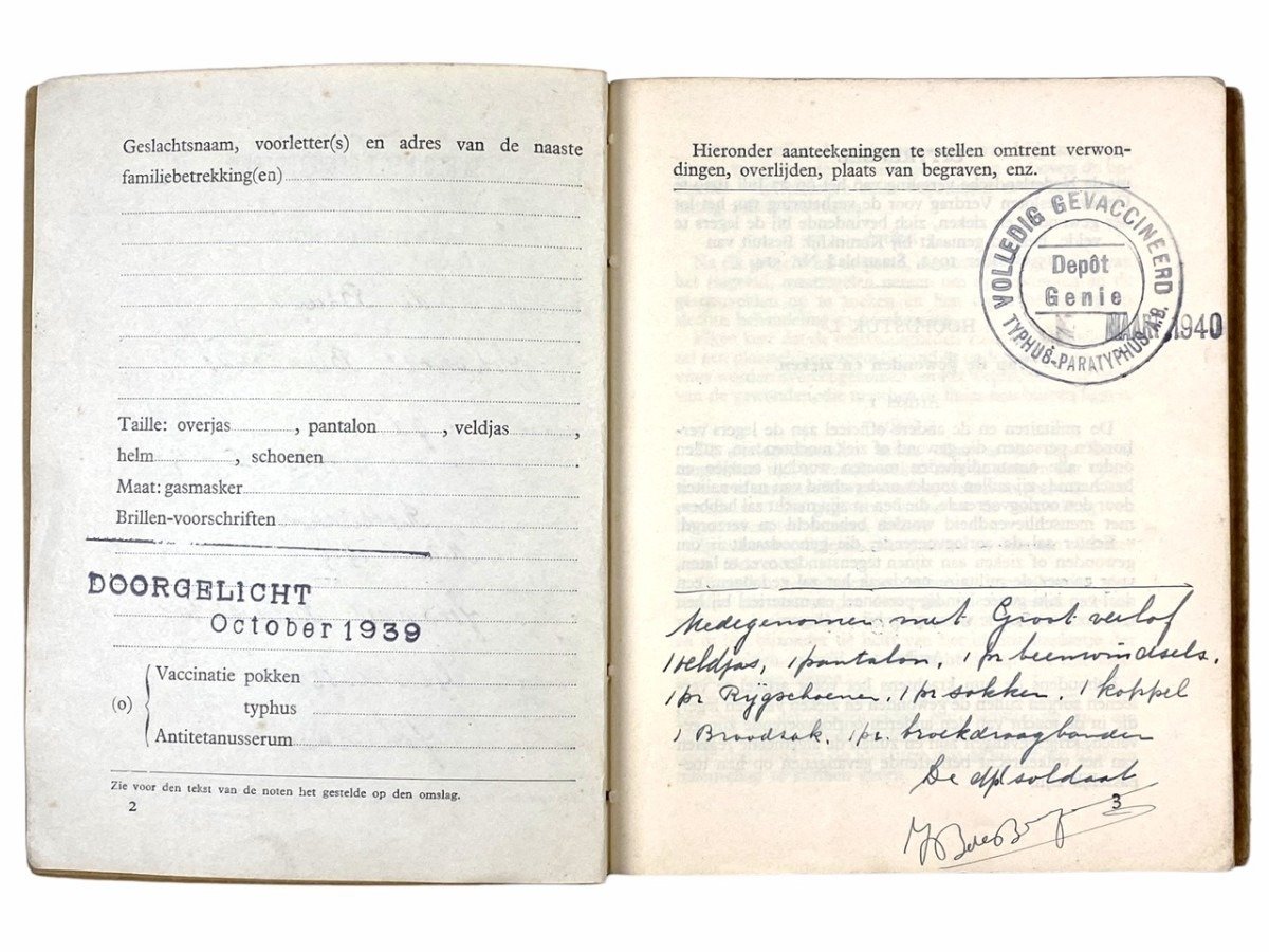 Original May 1940 Dutch army grouping Maasbruggen Rotterdam — image 5