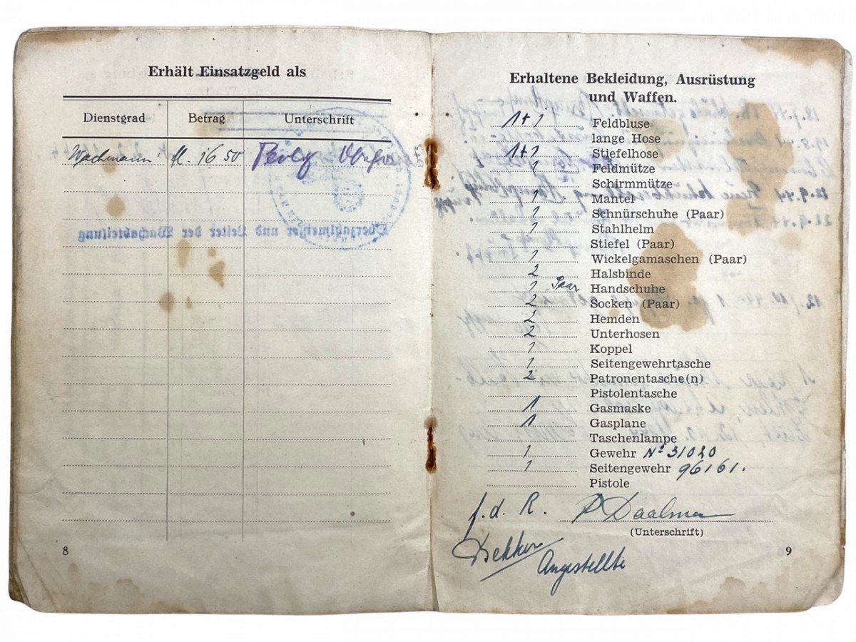 Original WWII Dutch Wachabteilung ausweis and forged Dutch ID card — image 13