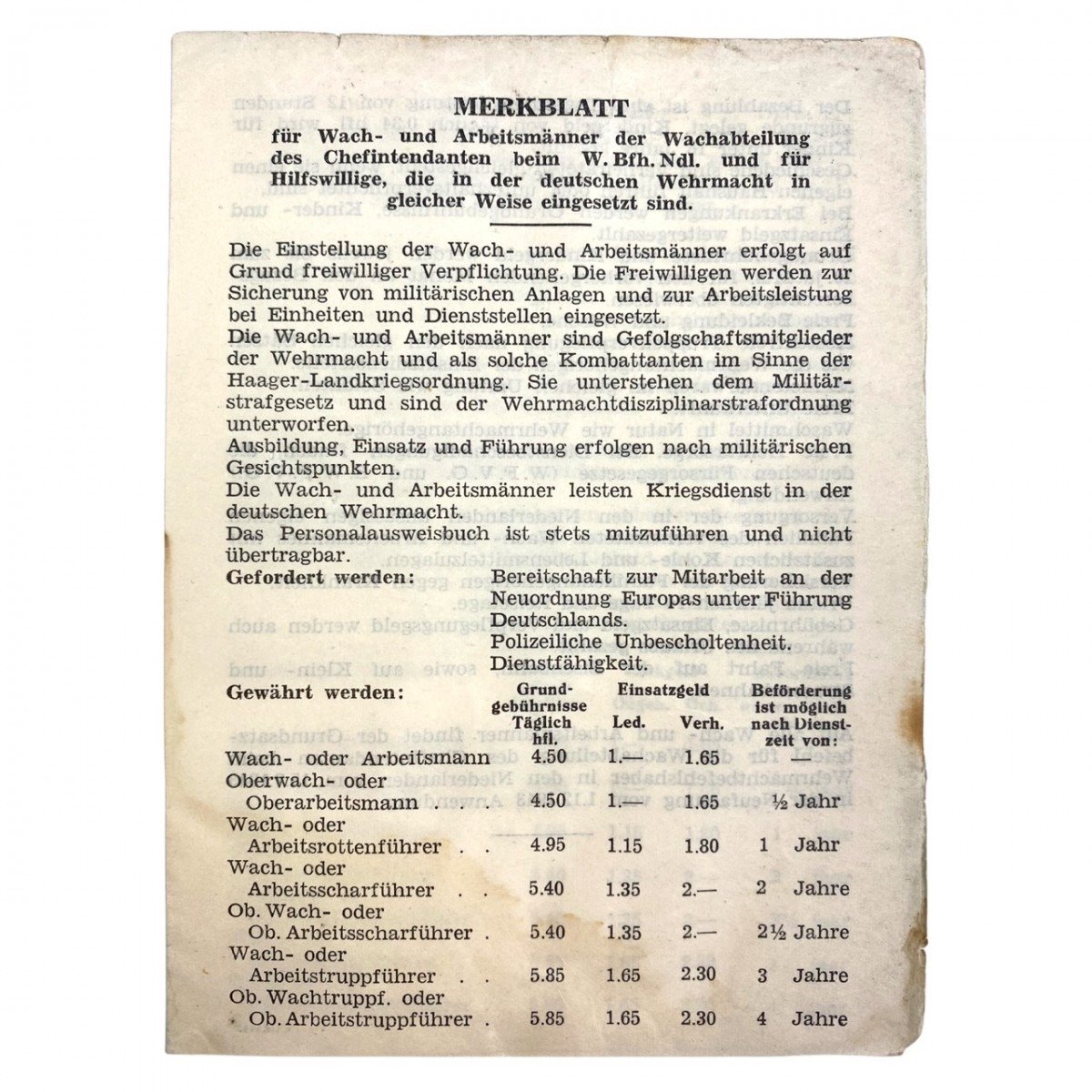 Original WWII Dutch Wachabteilung ausweis and forged Dutch ID card — image 17