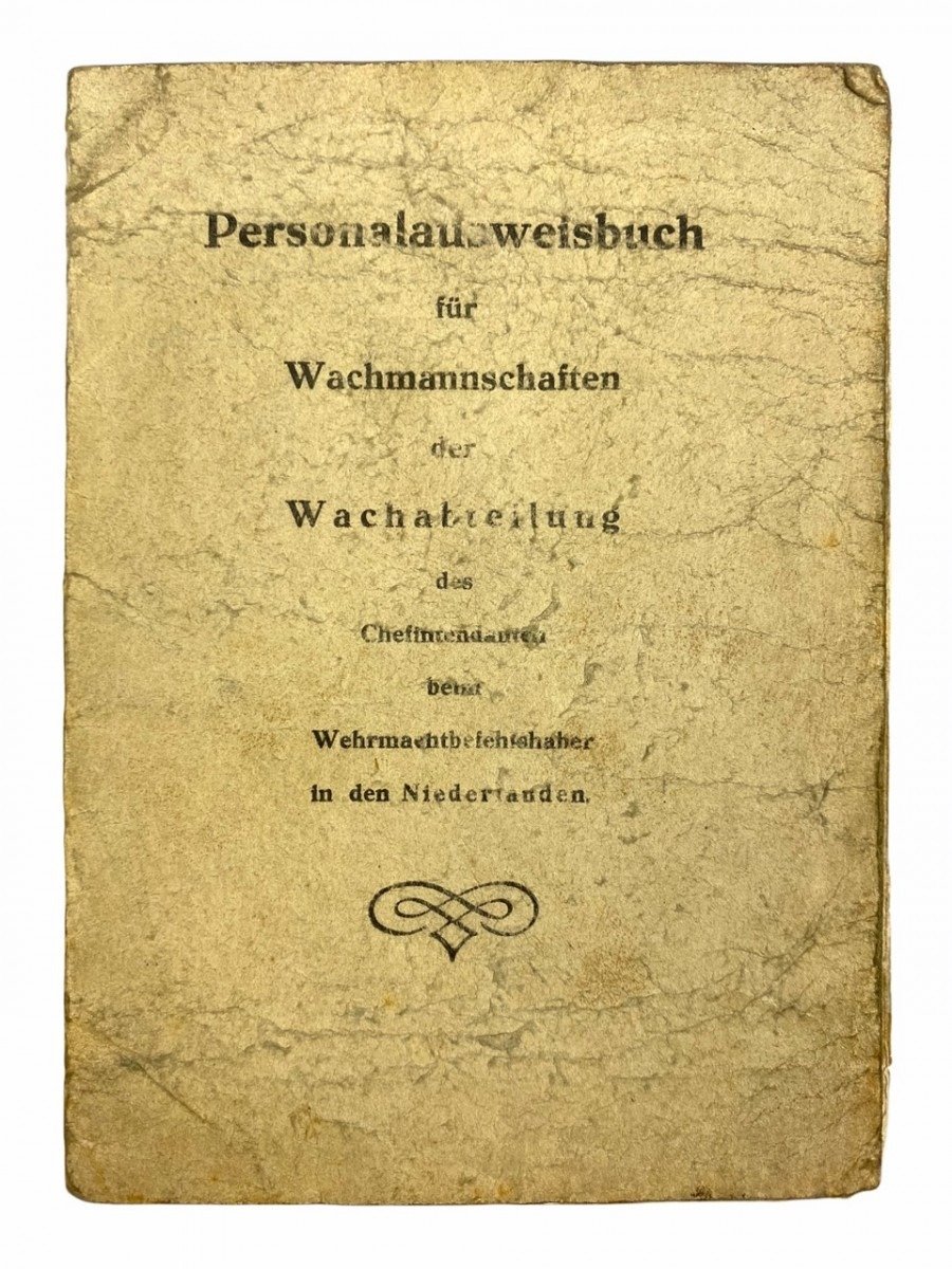 Original WWII Dutch Wachabteilung ausweis and forged Dutch ID card — image 2