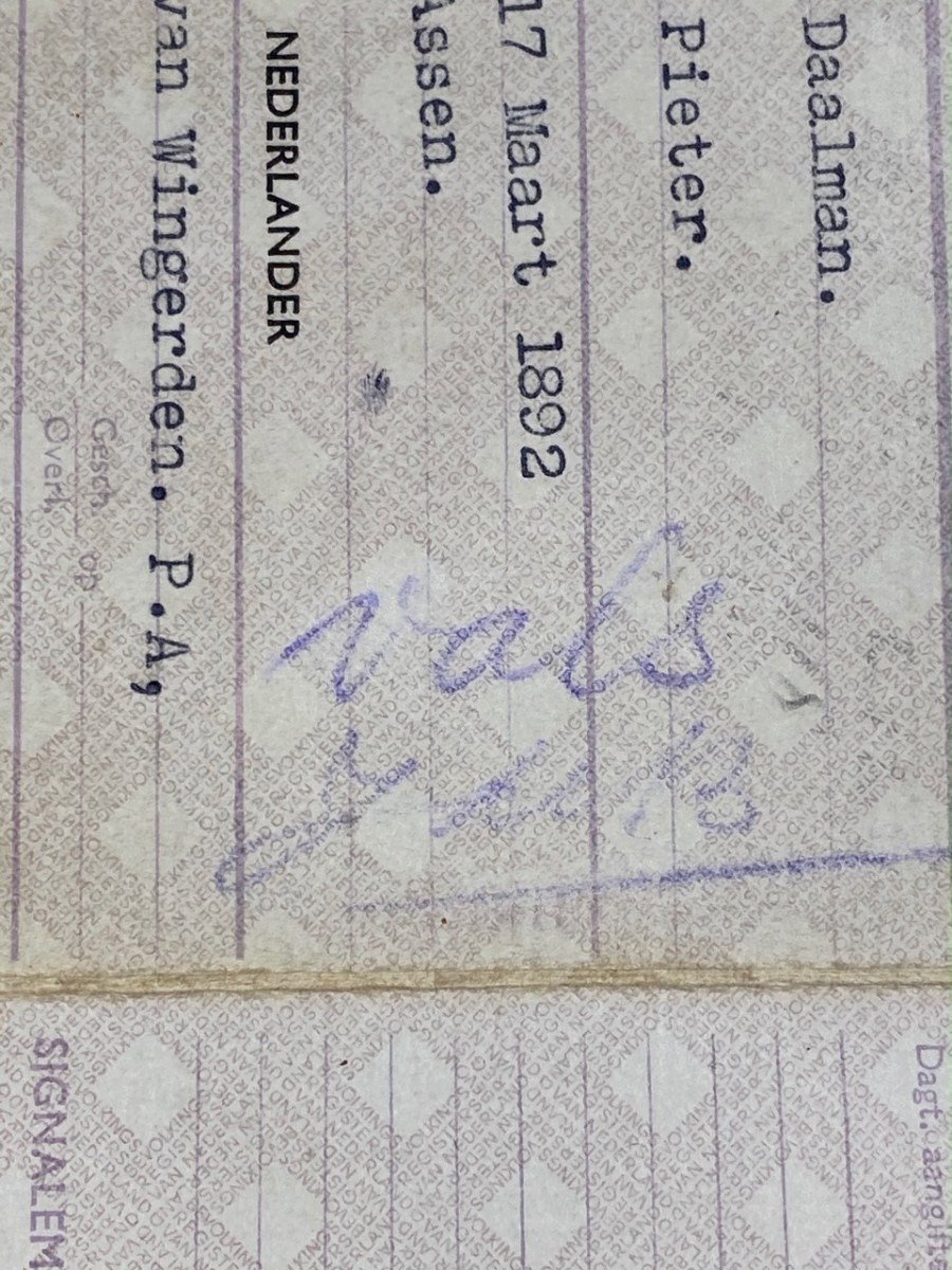 Original WWII Dutch Wachabteilung ausweis and forged Dutch ID card — image 23