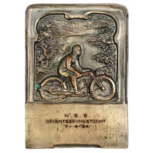 Original WWII Dutch NSB 'Orientation tour' plaque