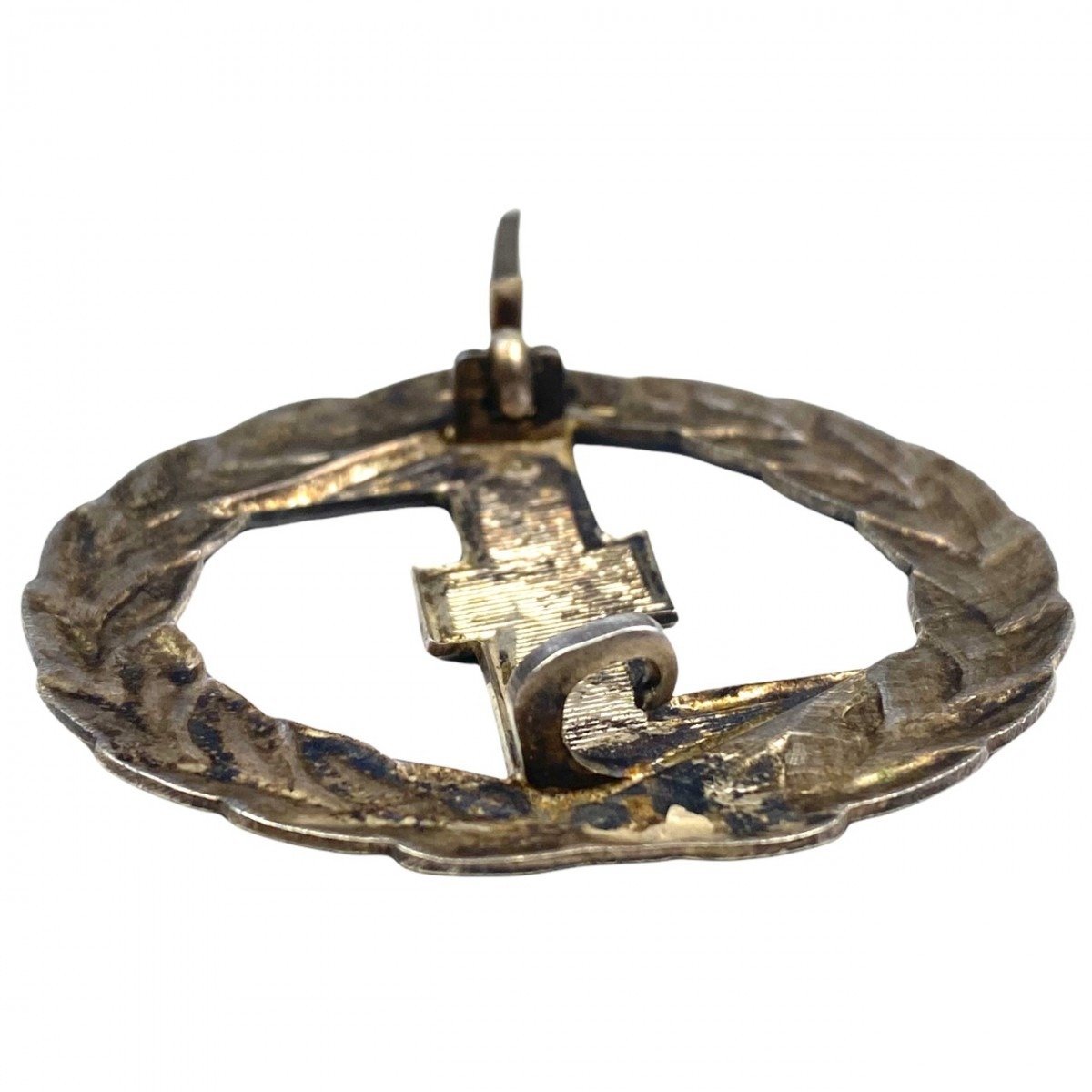 Original WWII Dutch NSB W.A. Sport badge in silver — image 4