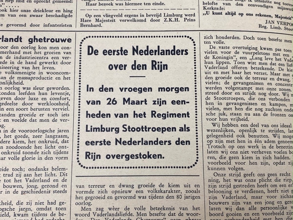 Original WWII Dutch 'Stoottroepen' newspaper — image 7