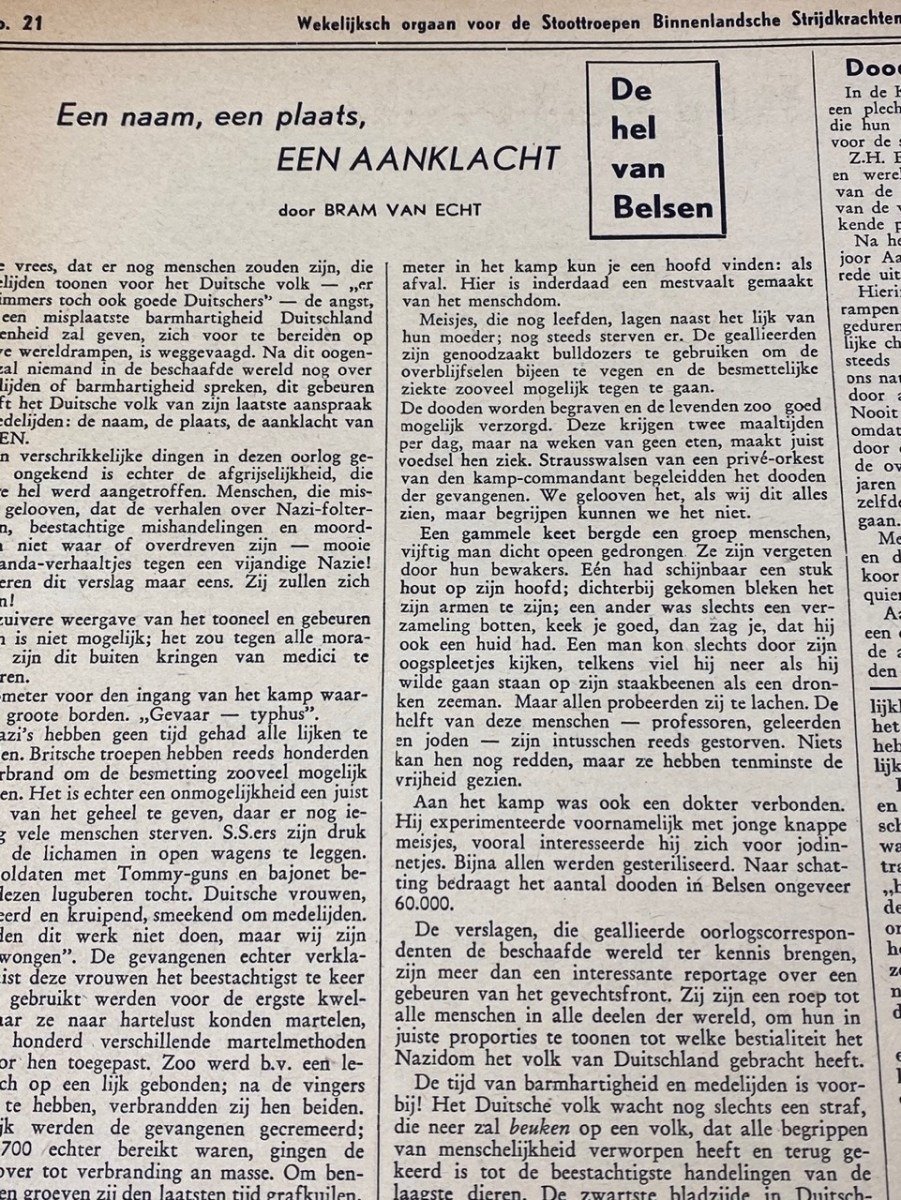 Original WWII Dutch 'Stoottroepen' newspaper — image 10