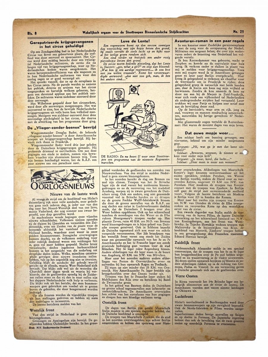 Original WWII Dutch 'Stoottroepen' newspaper — image 11