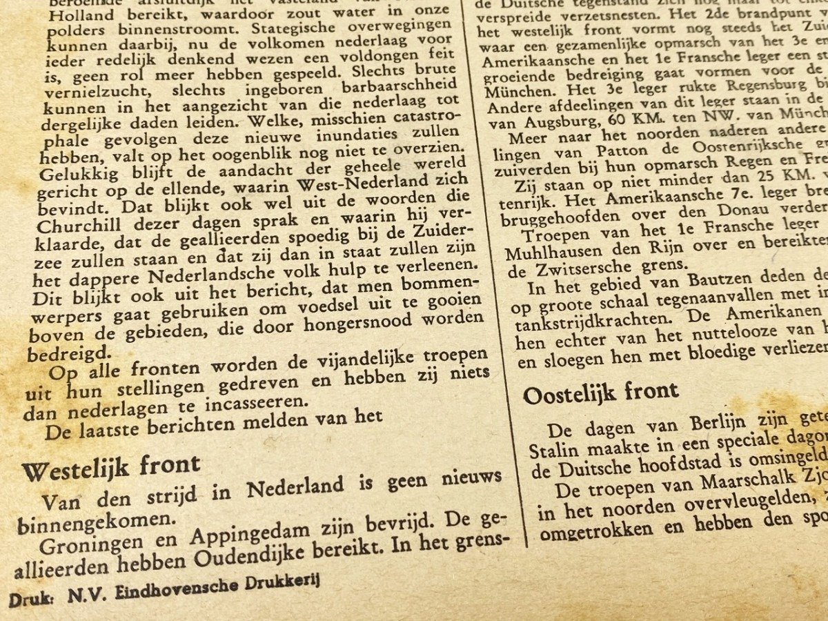 Original WWII Dutch 'Stoottroepen' newspaper — image 4